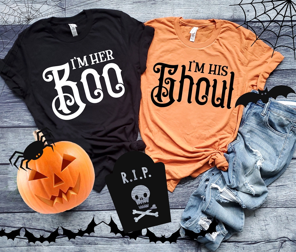 Im Her Boo Shirt Im His Ghoul Shirt Halloween Couple Shirt Halloween Shirts Halloween Couple Shirt Boo Ghoul Shirts Halloween Tee