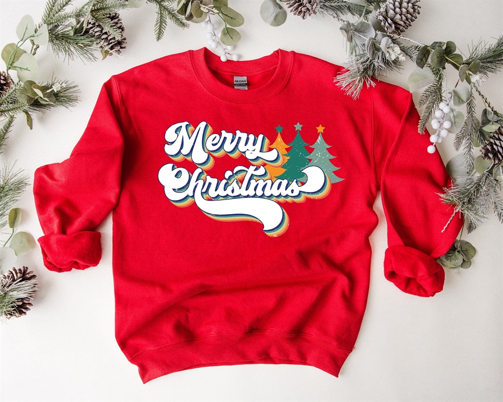 Merry Christmas Sweatshirt Merry Christmas Shirt Christmas Sweatshirt For Woman Merry Christmas Sweatshirts For Christmas Christmas