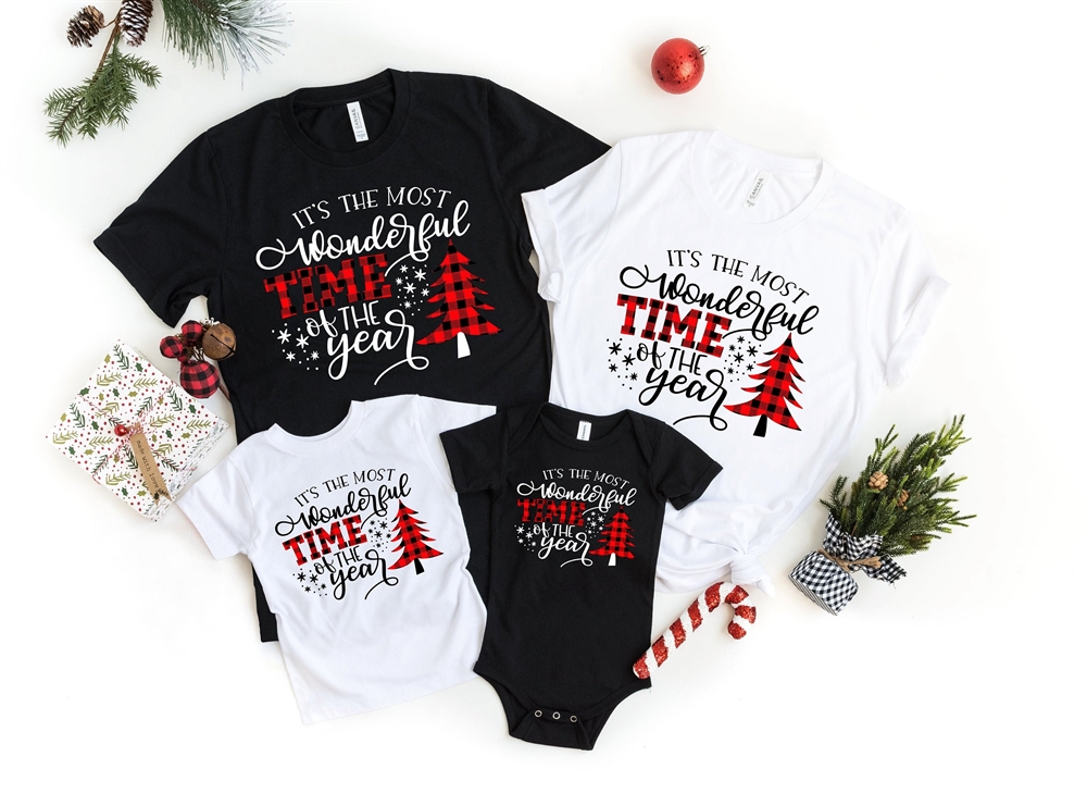 Its The Most Wonderful Time Of The Year Shirts Christmas Family Matching Shirts Christmas Family Shirts Christmas Shirts Christmas