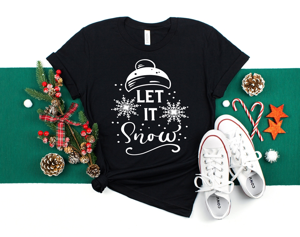 Let It Snow Shirt Christmas Shirt Christmas Shirt Merry Christmas Shirt Christmas Quarantine Shirt Funny Christmas Shirt