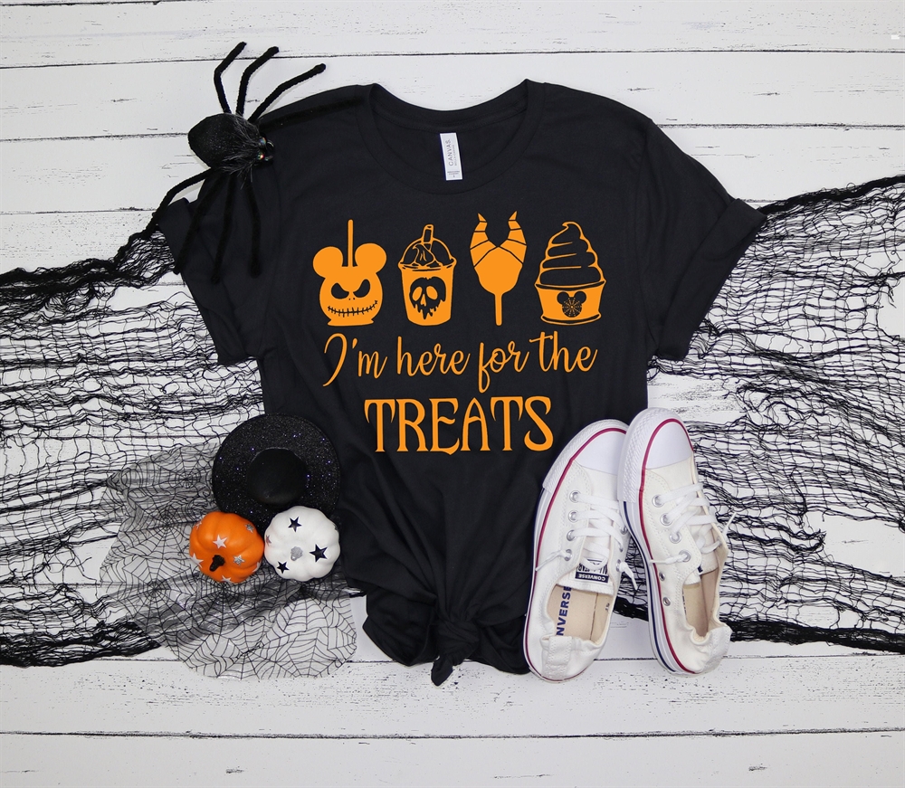 I’m Here For The Treats Halloween Shirts Funny Halloween Shirts Witch Shirt Hocus Pocus Shirt Basic Witch Shirt Happy Halloween Shirt