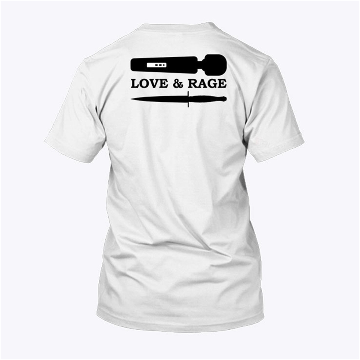 Love Rage Dildo And Knife Shirt