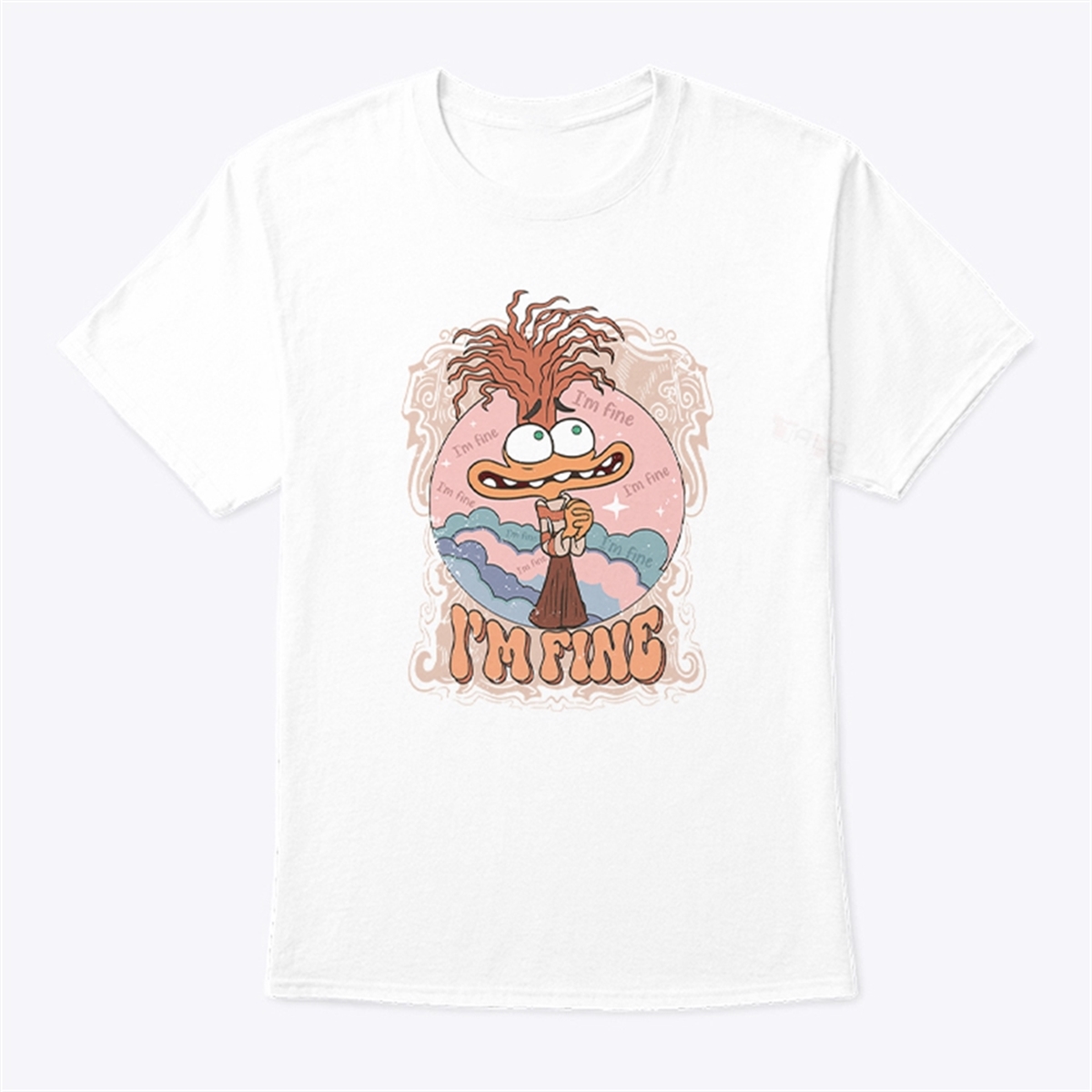 Im Fine Anxiety Inside Out T Shirt