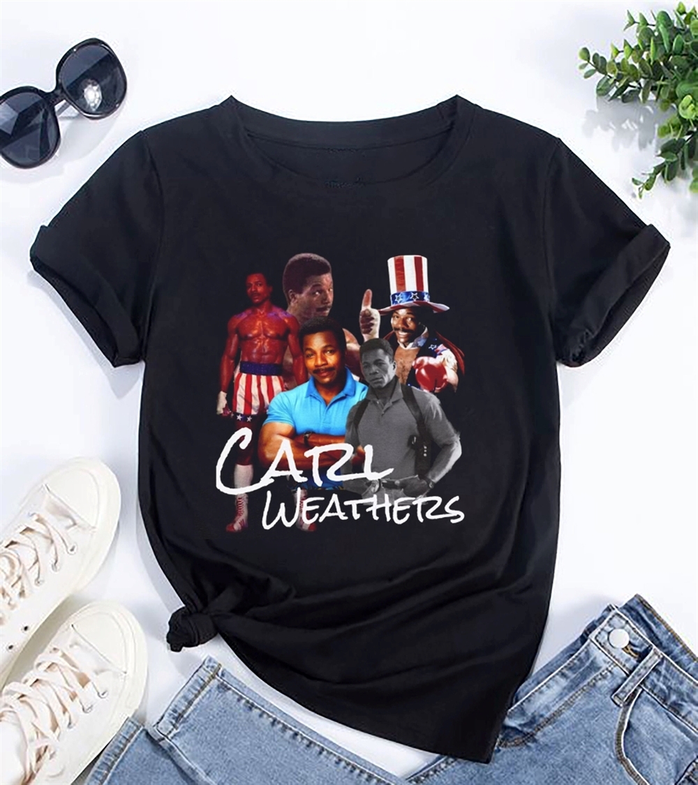 In Memory Of Carl Weathers Rip Shirt Carl Weathers 90s Vintage Shirt Carl Weathers Fan Gifts Carl Weathers Shirt Rocky Carl Weathers Tee