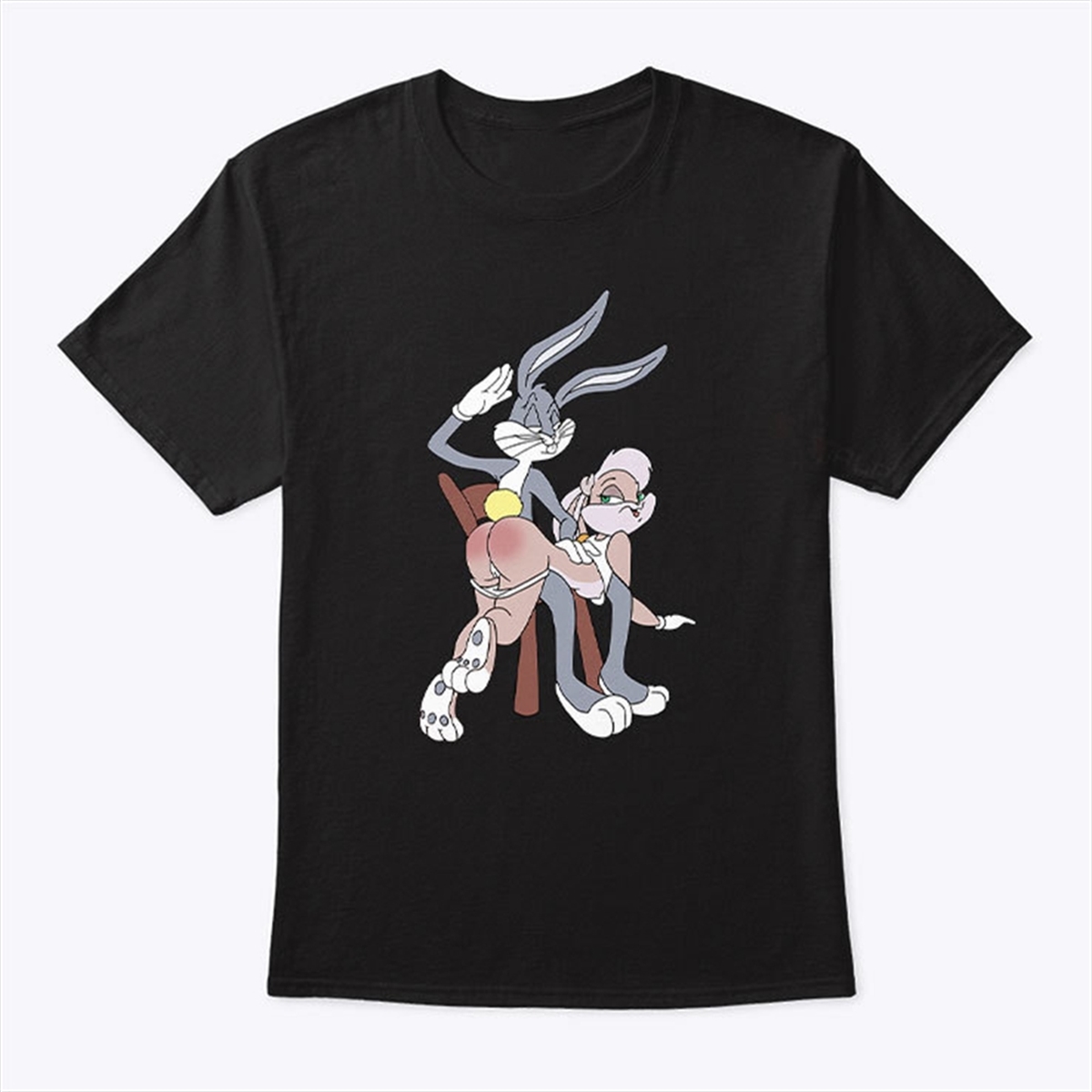 Looney Tunes Naughty Bugs Bunny And Lola Butt Slap Funny Shirt Trending Shirt