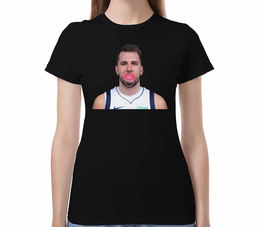 Luka Doncic Sucking On Pink Pacifier Shirt