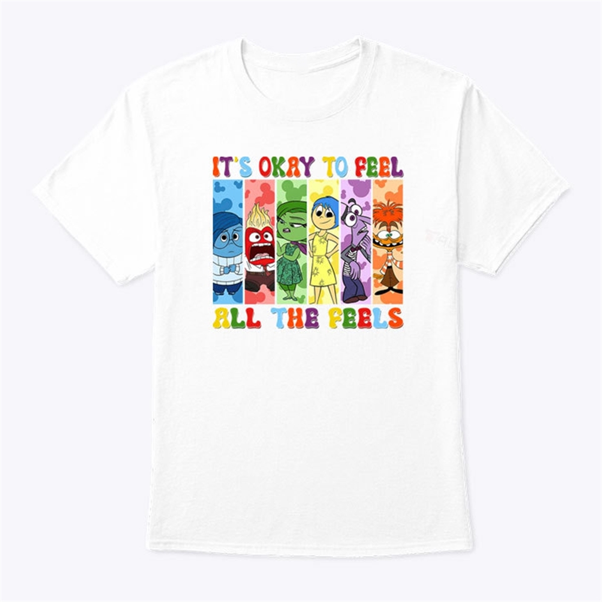 Its Okay To Feel All The Feels Tee Trending