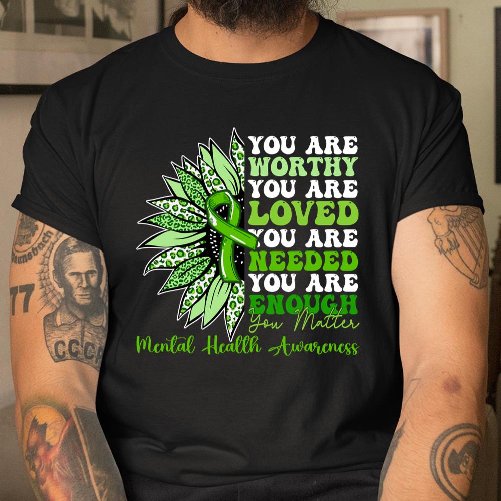 Motivational Support Warrior Mental Health Awareness Gifts Shirt