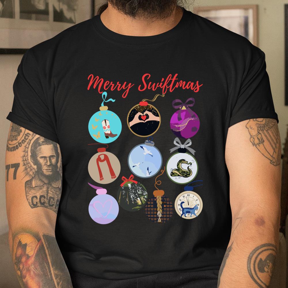 Merry Swiftmas Christmas Funny Ornament Xmas Family Matching Shirt