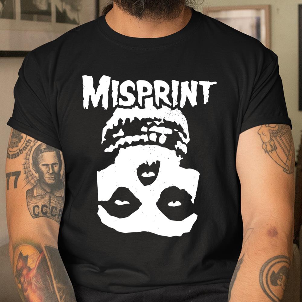 Misprint Skull Funny Misfit Shirt