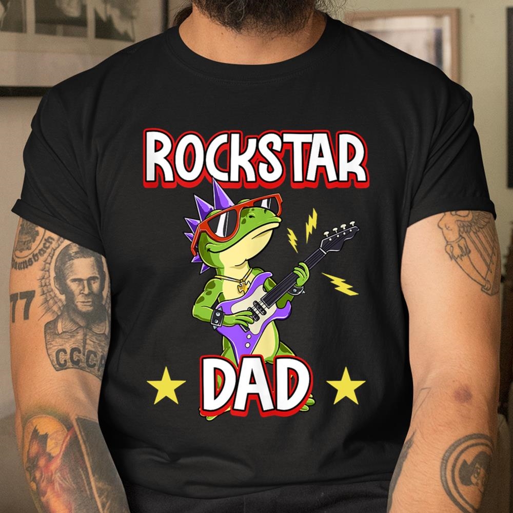 Mens Rockstar Dad Shirt