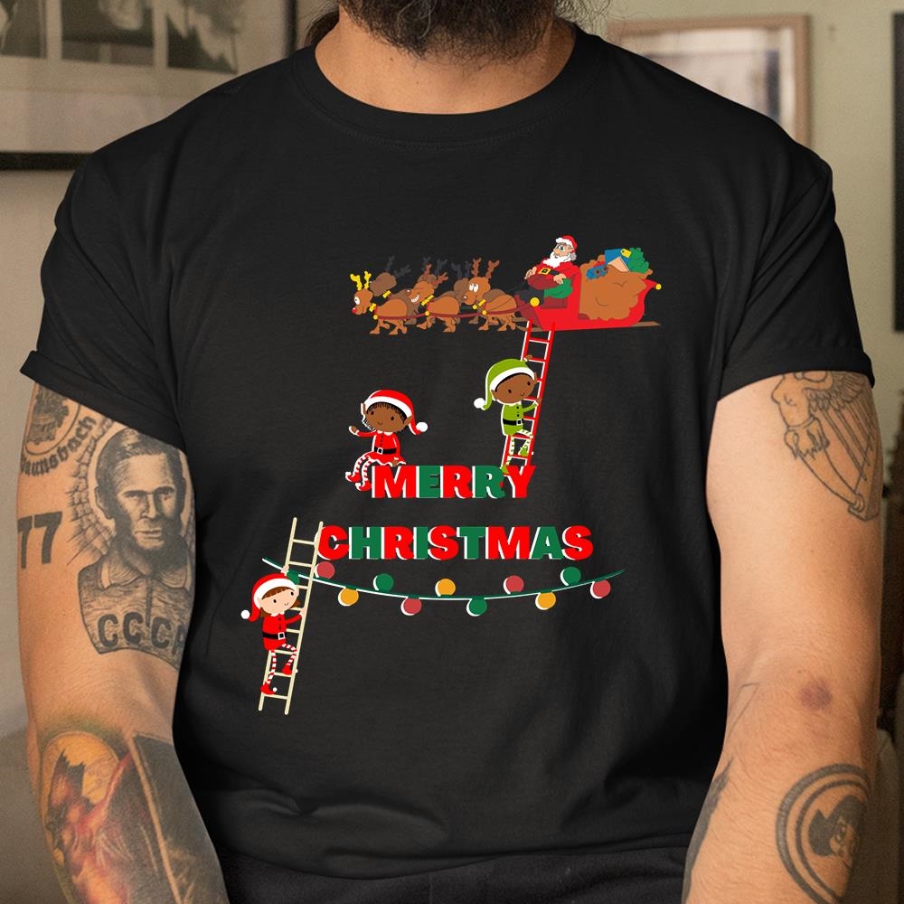 Merry Christmas With Elves Shirt