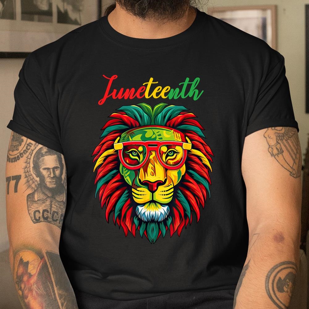 Lion Juneteenth Shirts Black History Freedom Shirt