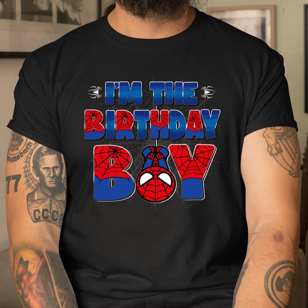Im The Birthday Boy Spider Family Matching Shirt