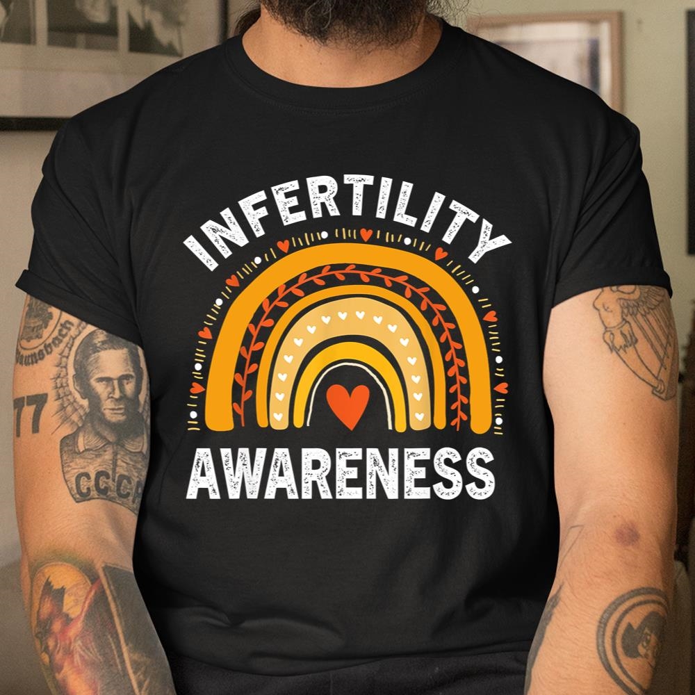 In April We Wear Orange Infertility Awareness Shirt