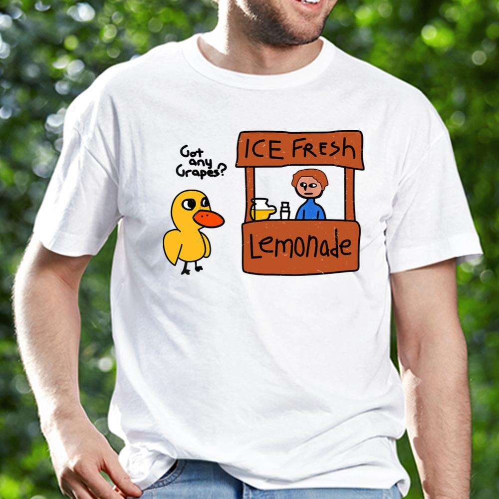 Ice Fresh Lemonade Got Any Grapes Duck Funny Shirt