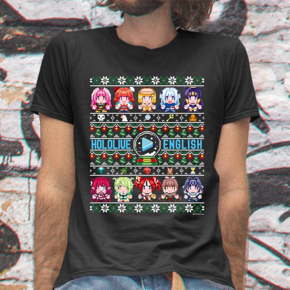 Hololive English Ugly Christmas Shirt