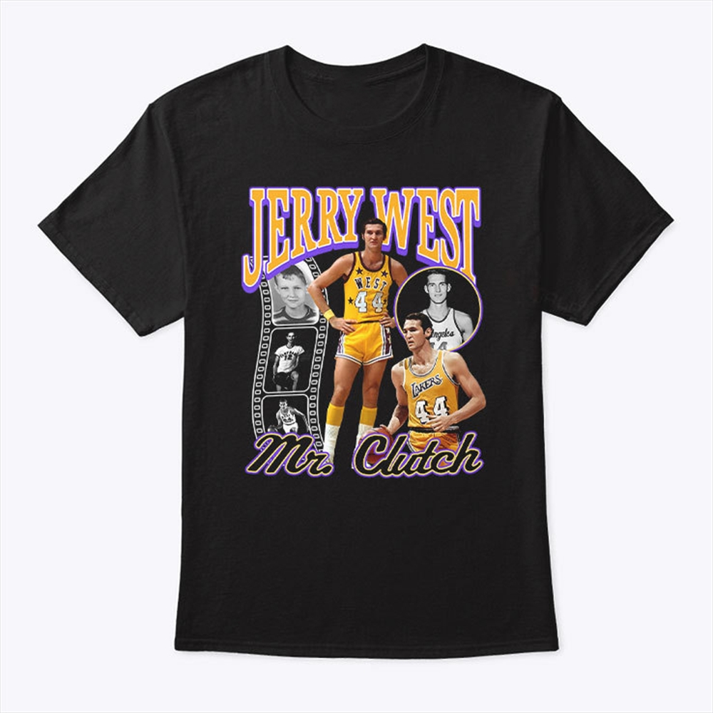 Jerry West Mr Clutch T Shirt