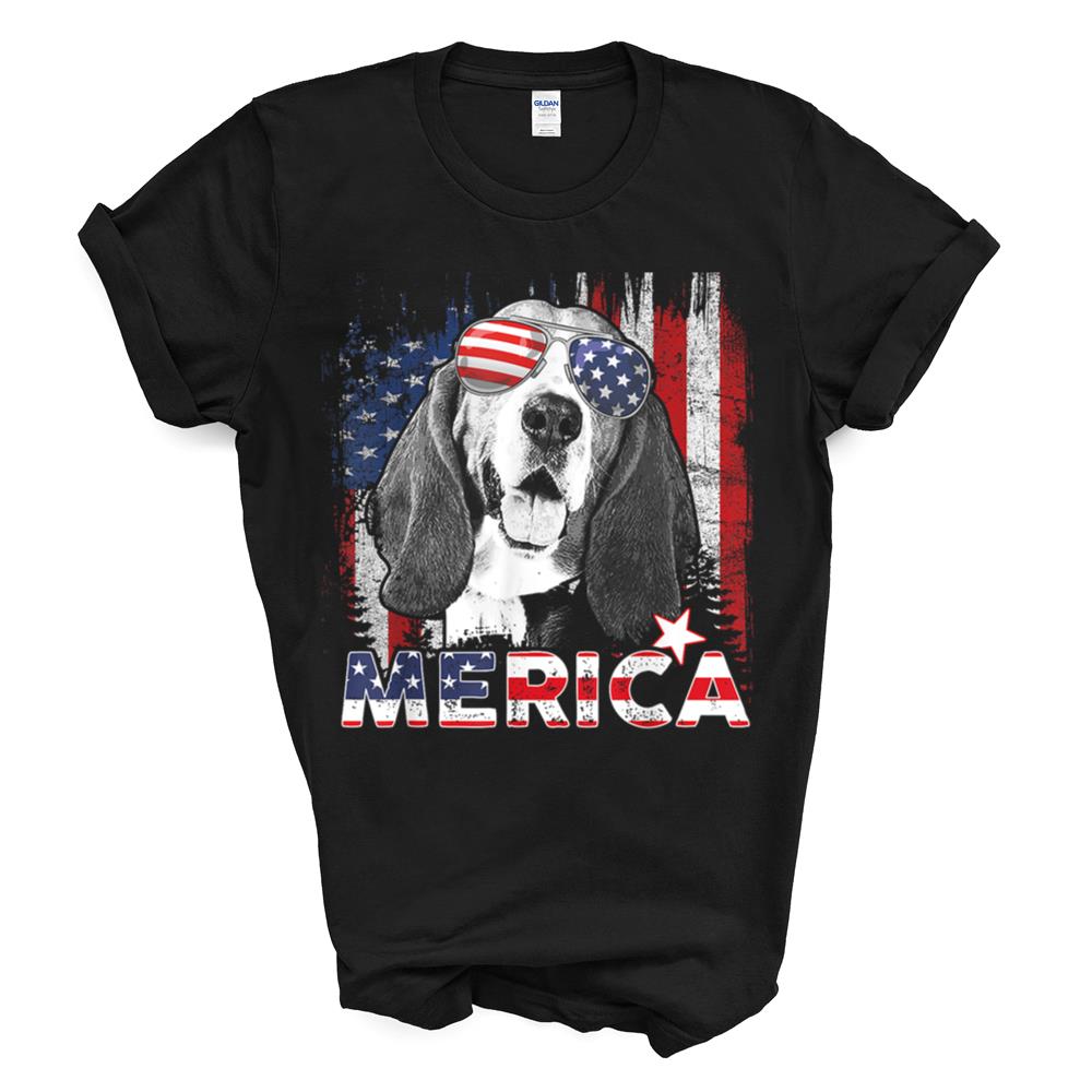 Merica Dog Lover T-shirt Sweatshirt Hoodie