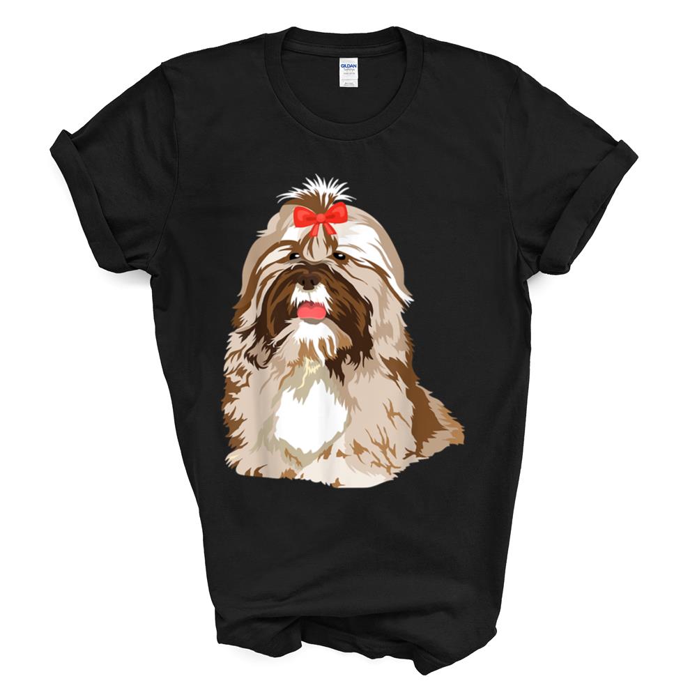 Lhasa Apso Dog Lover Furdad Puppy Owner Furmom T-shirt Sweatshirt Hoodie