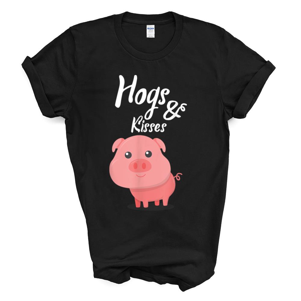 Hogs Kisses Pig Owner Cute T Shirt Sweatshirt Hoodie