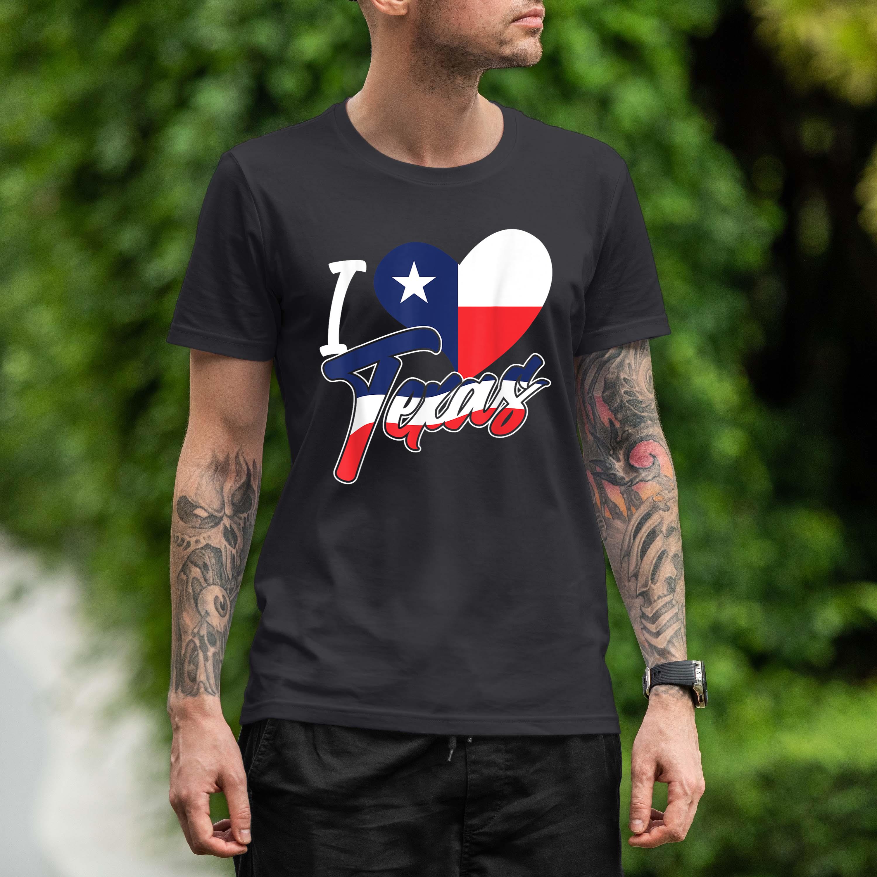 I Love Texas Sayings Pride Texan Patriotic Shirt