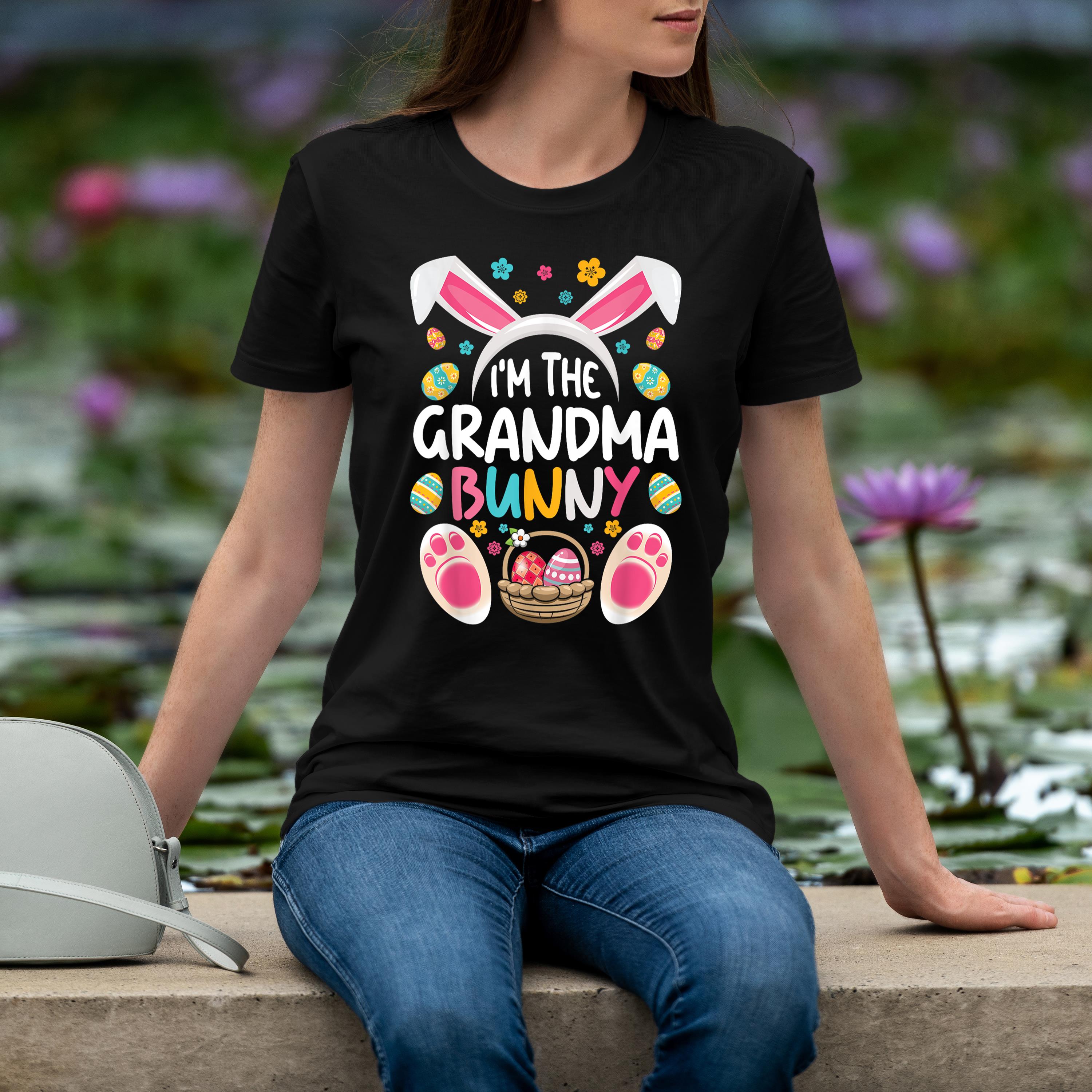 I’m The Grandma Bunny Easter Shirt Funny Easter Bunny Shirt