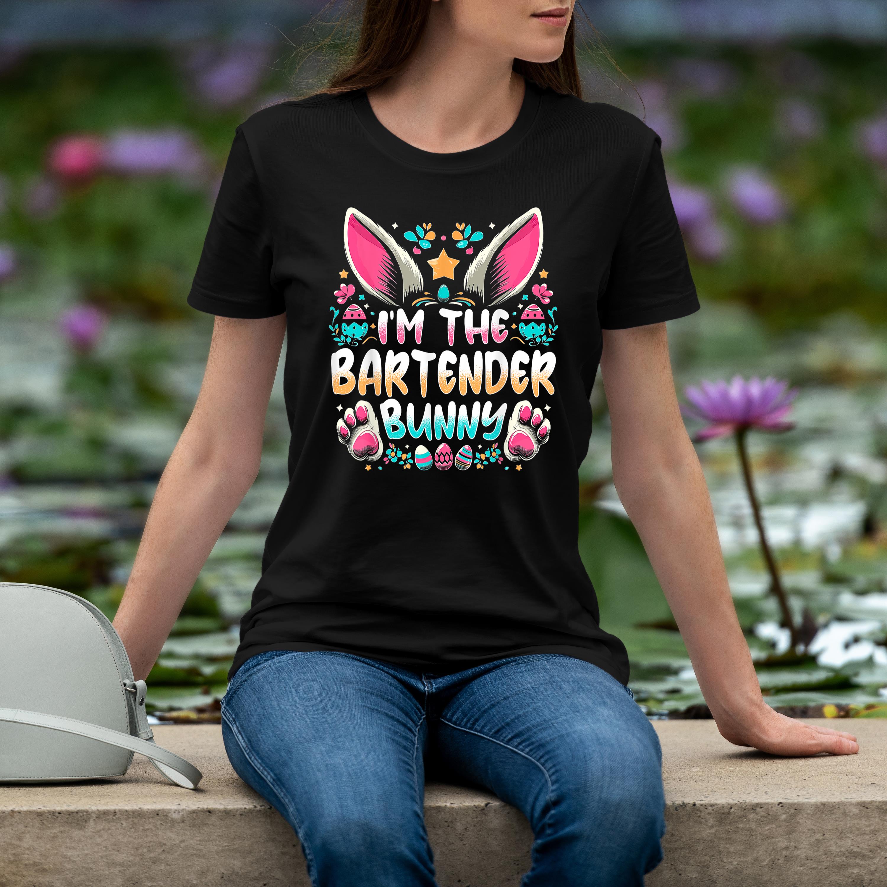 I’m The Bartender Bunny Matching Family Easter Bunny Shirt