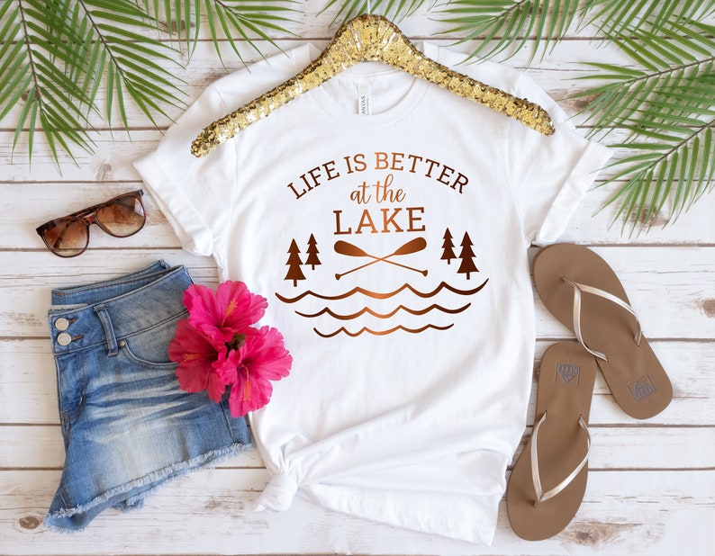 Lake life Shirt, Lake Shirt, Gift for Travel Lover, Gift for Adventurer, Wildlife Shirts,Vacation Shirts,Gift for Her,Camper Shirt, Lakelife