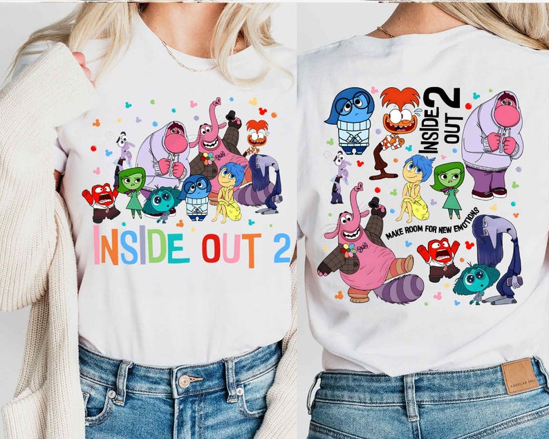 Inside Out 2 T-shirt, It's Okay To Feel All The Feelshirt, Inclusionhirt,peech Therapyhirt, BCBAhirt, Pixar Inside Outhirt,