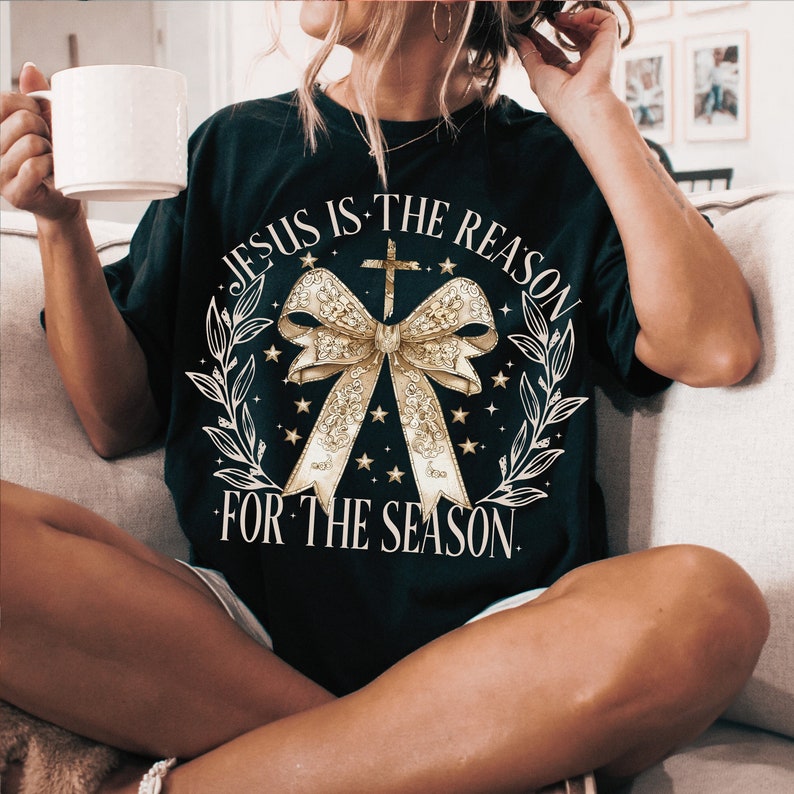 Jesus is the reason For theeason , Christmaseason , Christmas coquette bow , Christmas , Christmas Jesus ,