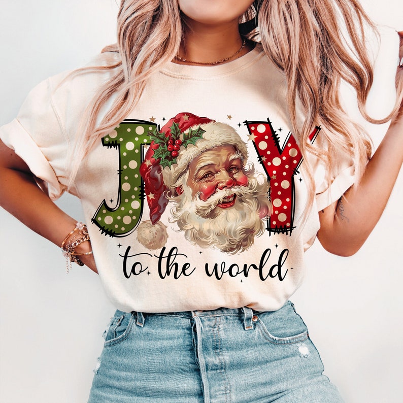 Joy to the world , Christmaseason ,anta Claus , Christmas , Retro Christmashirt , Christmas 2024, , joy