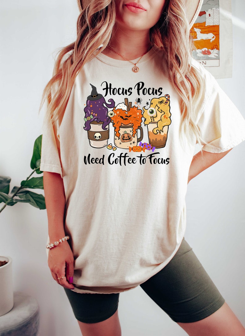 Hocus Pocus Coffee Shirt, Hocus Pocus Shirt, Witch Shirt, Halloween Coffee Tee, Halloween Shirt, Spell Shirt, Pot Tee, Halloween Sweatshirt