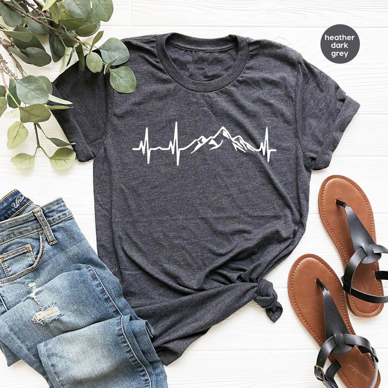 Mountains Shirt, Hiking T-shirt, Nature Lover Tee, Hiking Mom Shirt, Camping Shirt, Outdoor T-Shirt, Nature Lover Gift, Camp Shirt
