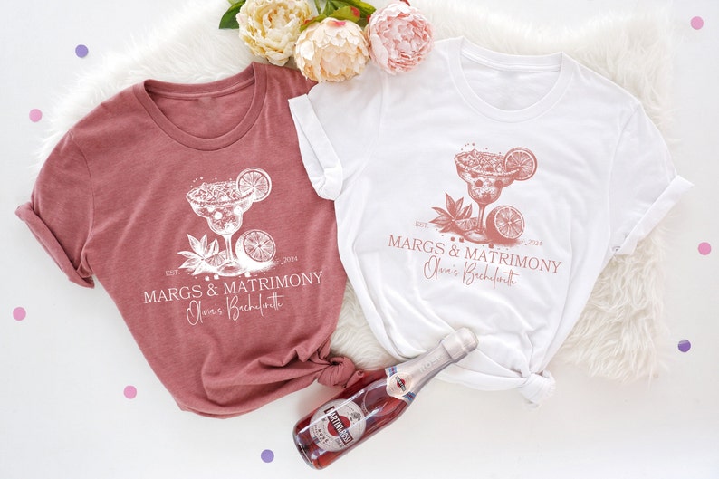 Margs and Matrimony Final Fiesta Bachelorette Party Shirt, Custom Beach Bachelorette Shirt, Personalized Bride Gift, Bridesmaid Bach Favor